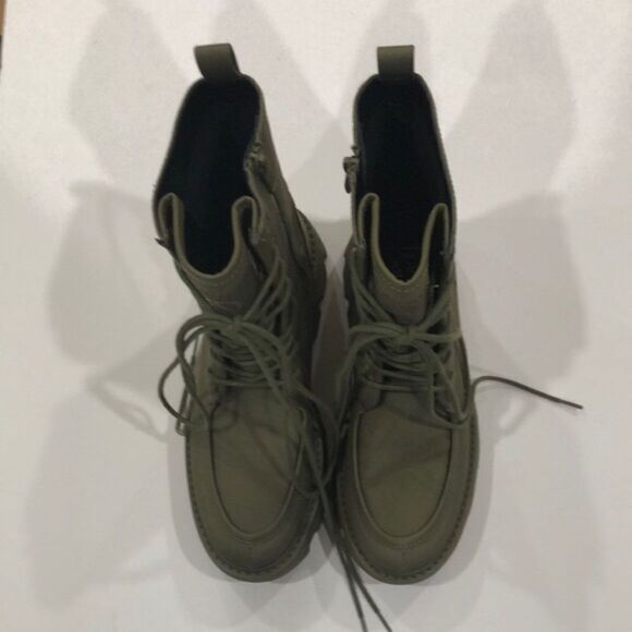 Boots, Franco Sarto, Olive Green, Size 7 - Picture 3 of 12